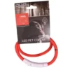 Active Canis, LED Halsband USB, Röd