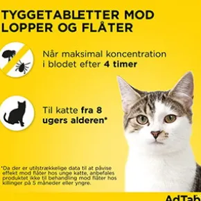 AdTab för katt, 0.5-2 kg, 3 st