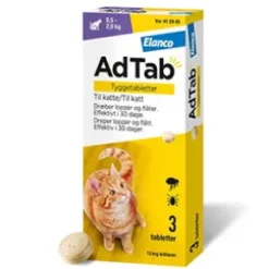 AdTab för katt, 0.5-2 kg, 3 st