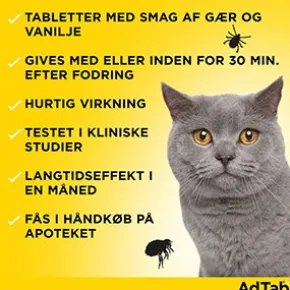 AdTab för katt (>2-8 kg), 6 st