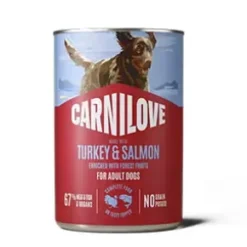Carnilove Dog Våtfoder, Salmon & Turkey, 400g