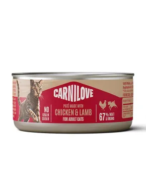 Carnilove Katt Våtfoder, Kyckling & Lamm, 100g