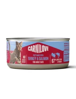 Carnilove Katt Våtfoder, Lax och Kalkon, 100g