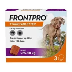 Frontpro tuggtabletter för hund (25-50 kg), 3 st