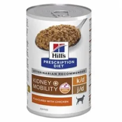 Hills K/D + J/D Hund, 370g våtfoder, Chicken