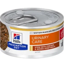 Hills PD Feline c/d Multicare Stress Stew Chicken & Vegetables, 24x82g