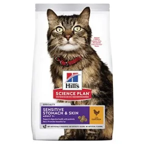 Hills SP Adult Cat Sensitive Stomach & Skin, Chicken