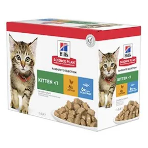 Hills SP Kitten Chicken & Ocean Fish, 12x85g