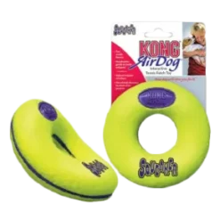 KONG AirDog Squeaker Donut tennisboll diameter 9 cm