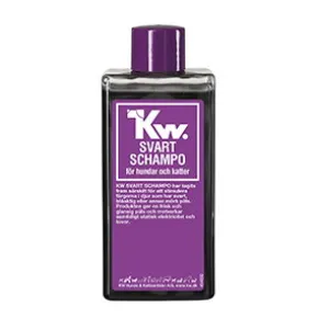 KW Svart schampo, 200ml