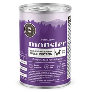 Monster Dog Multi-Protein Beef, Chicken, Game, 400