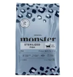 Monster Katt Original, Sterilized, Fish