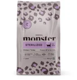 Monster Katt Original Sterilized, Chicken & Turkey