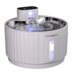 Nordic Paws Glacia trådlös vattenfontän, Vit