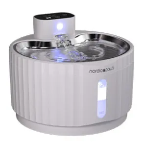 Nordic Paws Glacia trådlös vattenfontän, Vit