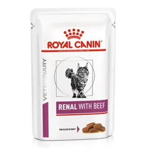 Royal Canin Renal Katt, Nötkött, 12x85 g, Våtfoder
