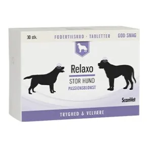 Scanvet Relaxo, Stor Hund, Tabletter, 30 st