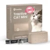Tractive GPS Tracker Mini Katt + halsband, Brun