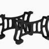Tractive Hund 6 Rubber Clips, Black, 2 st
