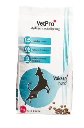 VetPro Vuxen Hund, 8 kg