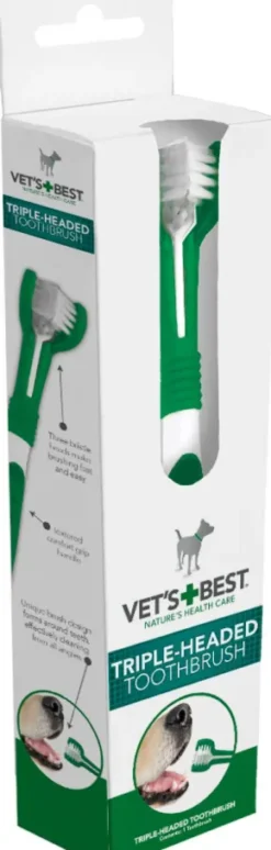 Vets Best 3-delad tandborste