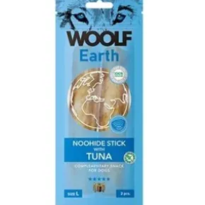 Woolf Earth Noohide Sticks, Tuna Large, 2 st